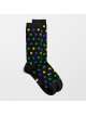 DOTS3  NERO COLORE CALZA AMERICANA